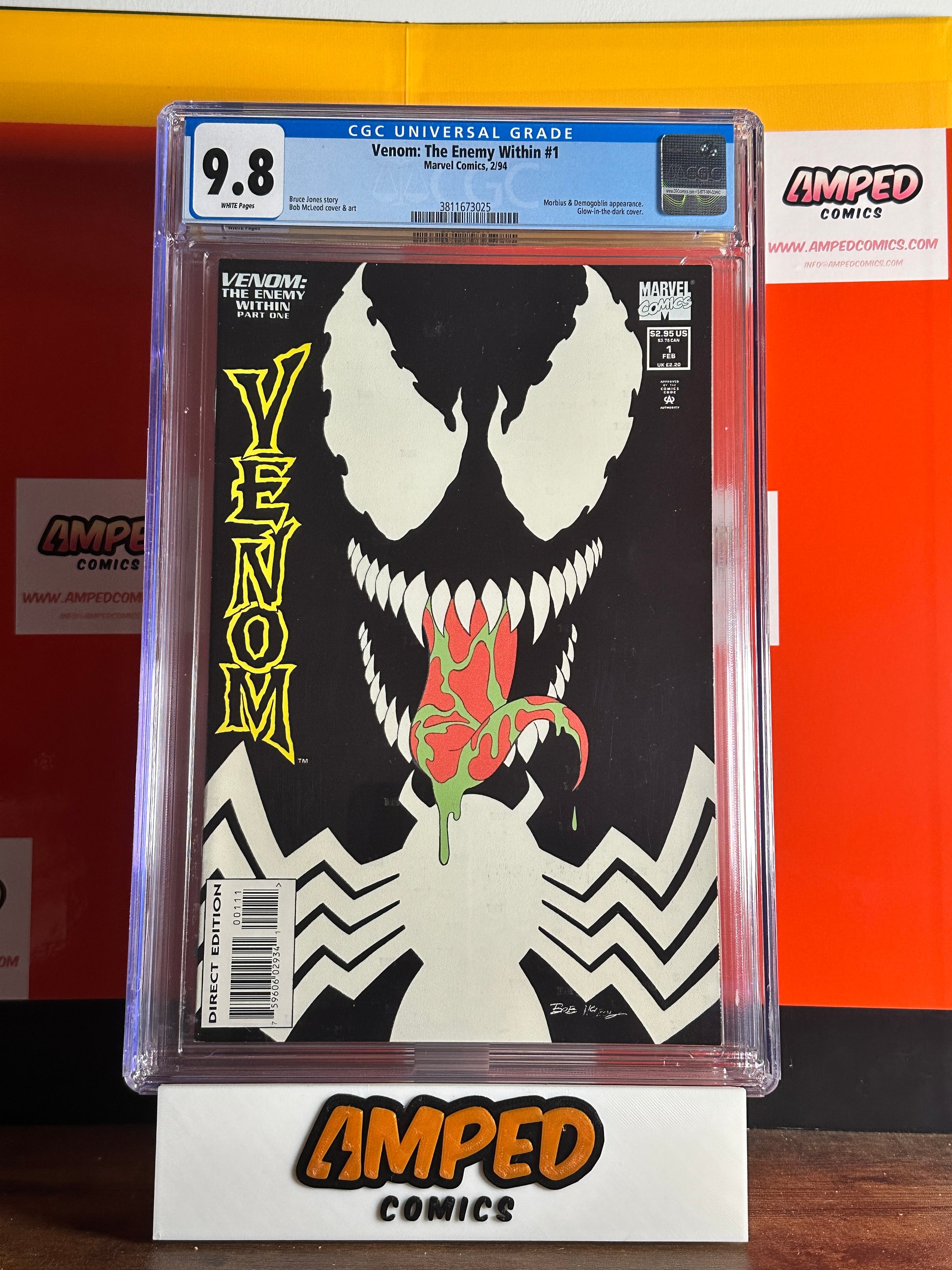 Venom The Enemy Within 1 CGC 9.8 Marvel Comics 1994