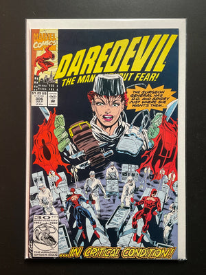 Daredevil 305 Marvel Comics July 1992 Spider-Man Appearance - A