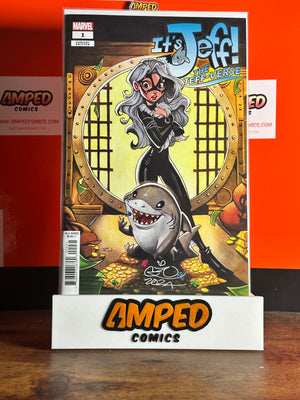 IT'S JEFF THE JEFF-VERSE #1 SIGNED CHRISSIE ZULLO SDCC 2024 VARIANT MARVEL W/COA