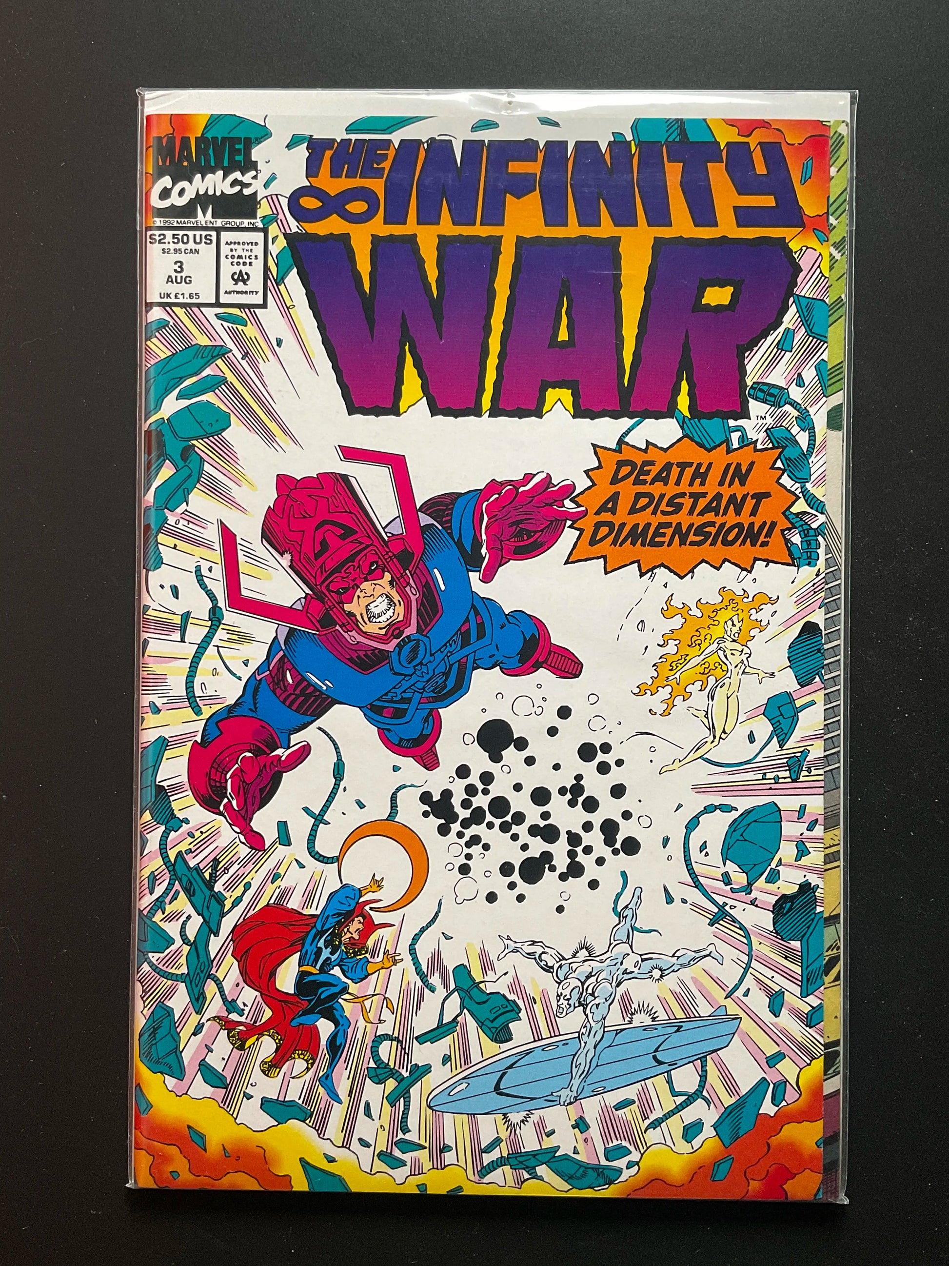 Infinity War 3 Marvel Comics Aug 1992 Galactus Silver Surfer