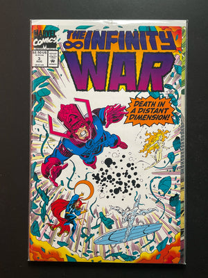 Infinity War 3 Marvel Comics Aug 1992 Galactus Silver Surfer