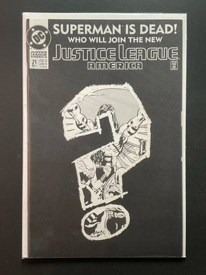 Justice League America 71 DC Comics 1993 Superman Is Dead
