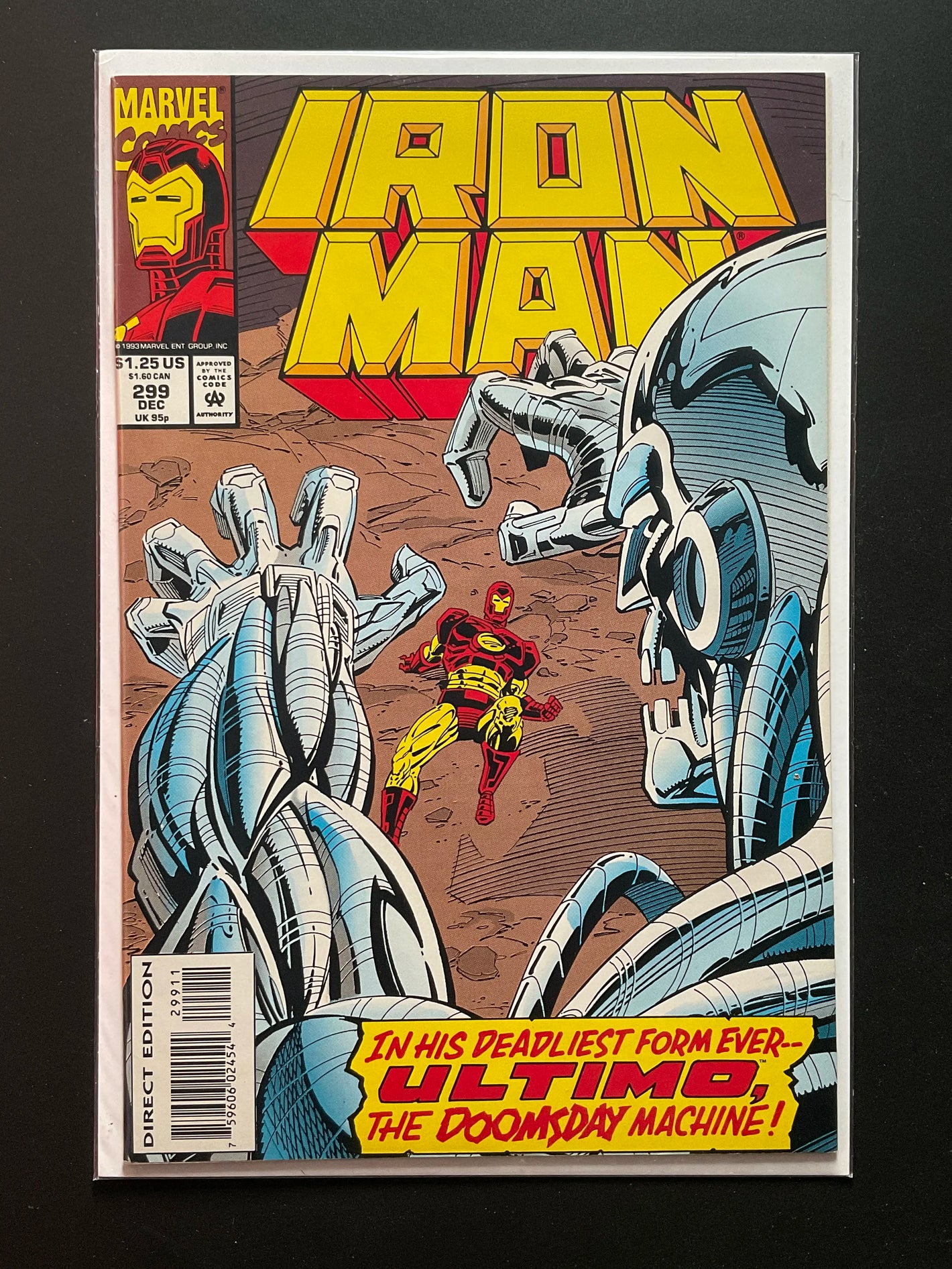 Iron Man 299 Marvel Comics Dec 1993 Ultimo Appearance