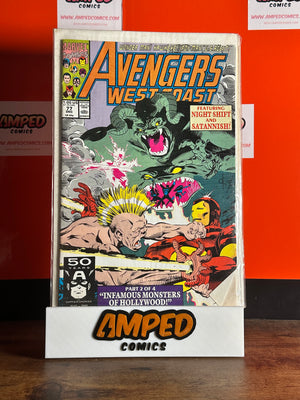 Avengers West Coast 77 Marvel Comics Dec 1991