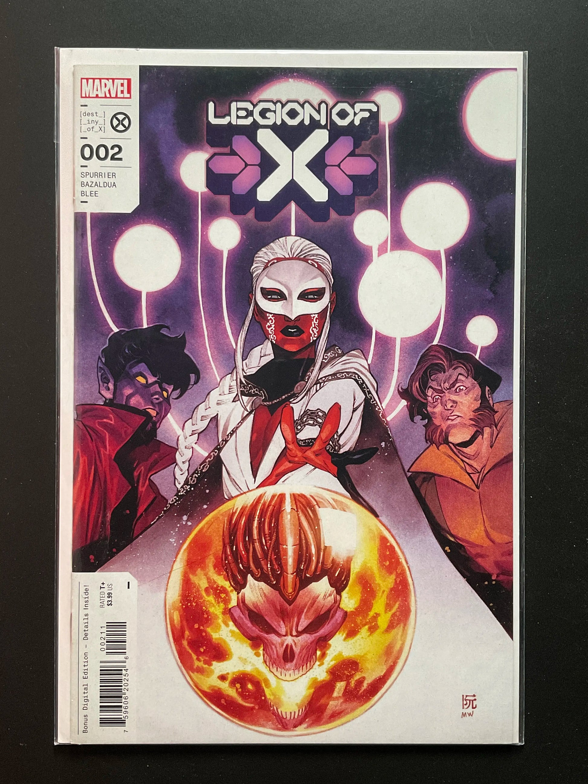 Legion of X 2 Marvel Comics 2022 Spurrier Bazaldua Cover