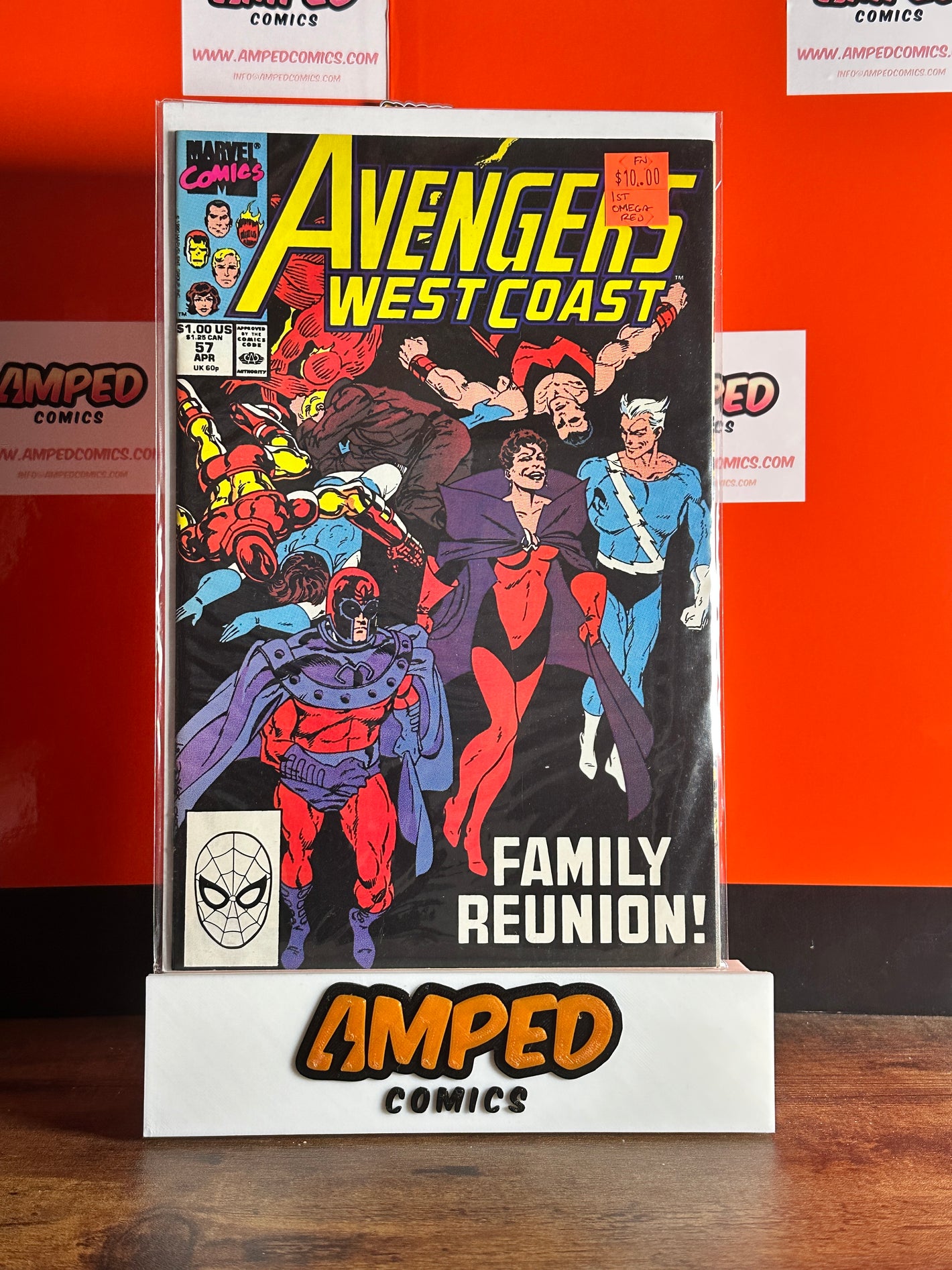 Avengers West Coast 57 Marvel Comics 1990 Family Reunion