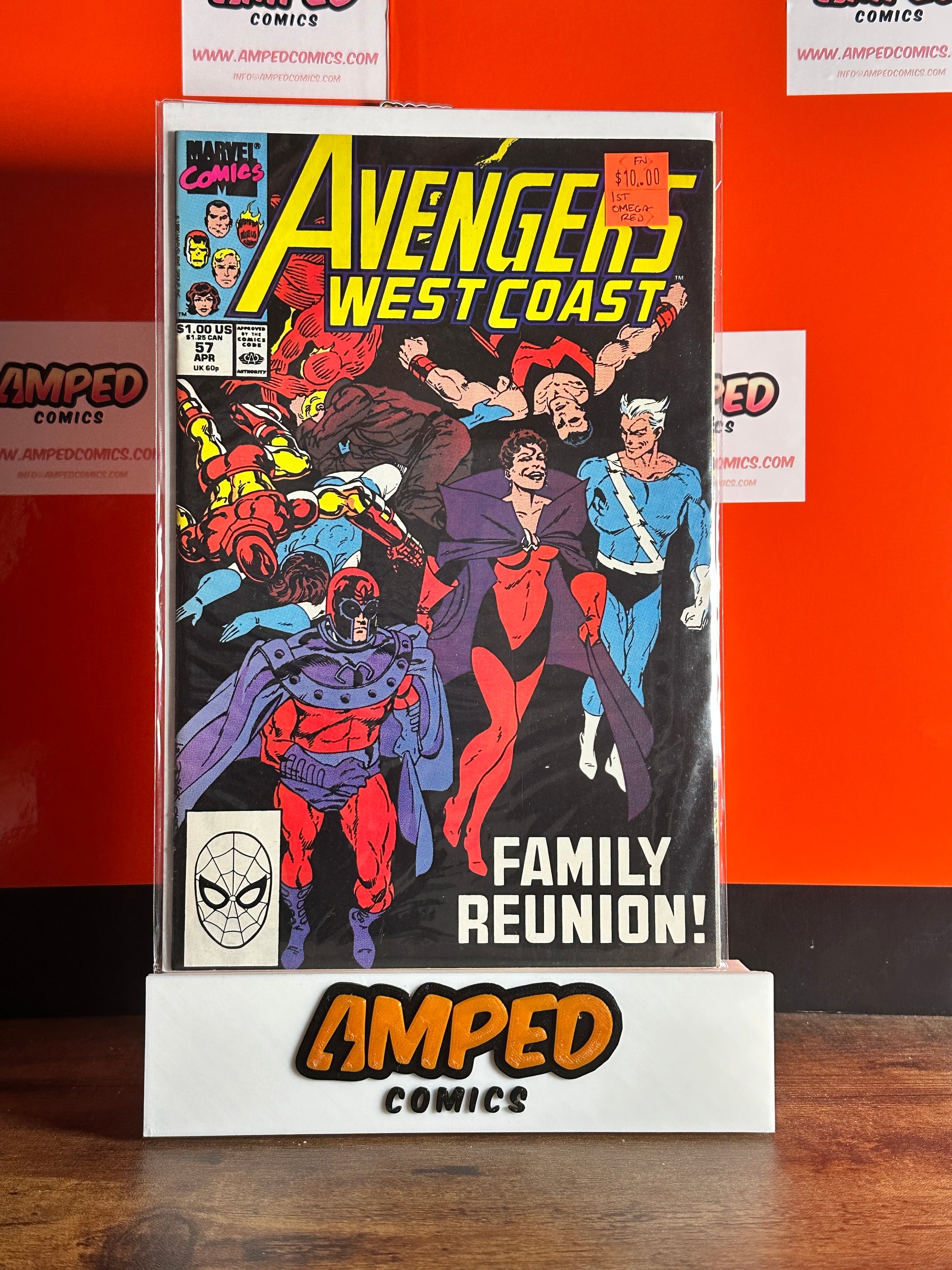 Avengers West Coast 57 Marvel Comics 1990 Family Reunion