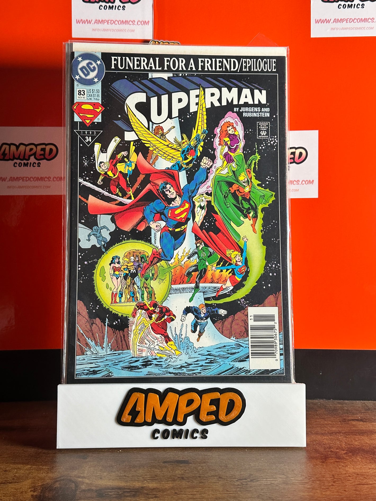 Superman 83 Funeral for a Friend Epilogue DC Comics 1993 NEWSSTAND