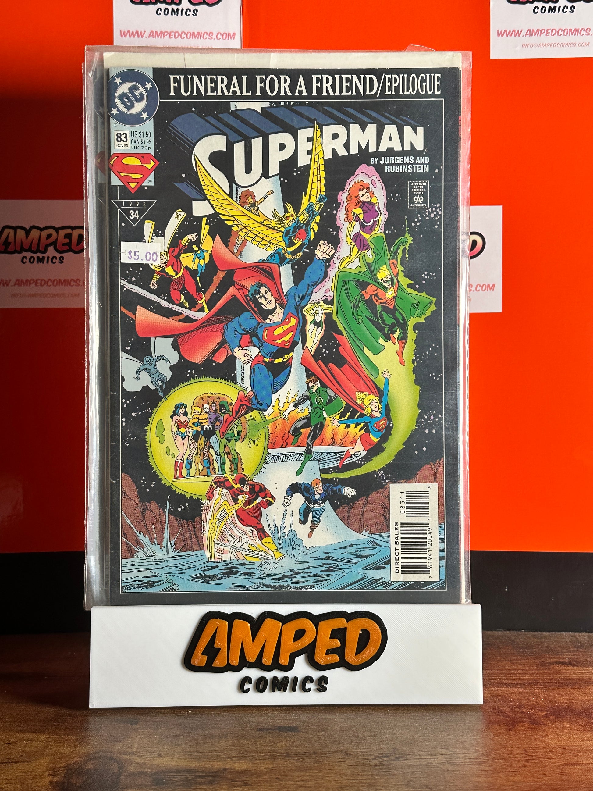 Superman 83 Funeral for a Friend Epilogue DC Comics 1993