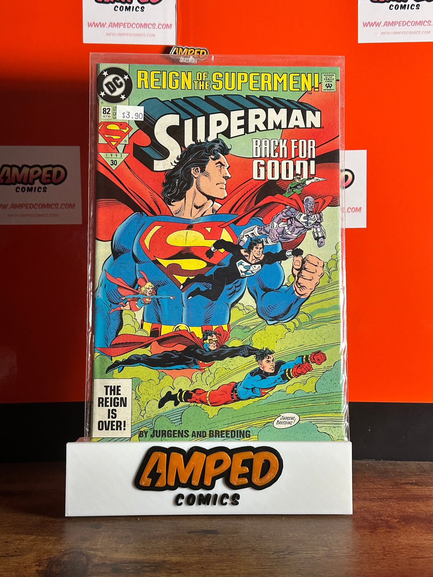 Superman 82 DC Comics October 1993 Reign of the Supermen