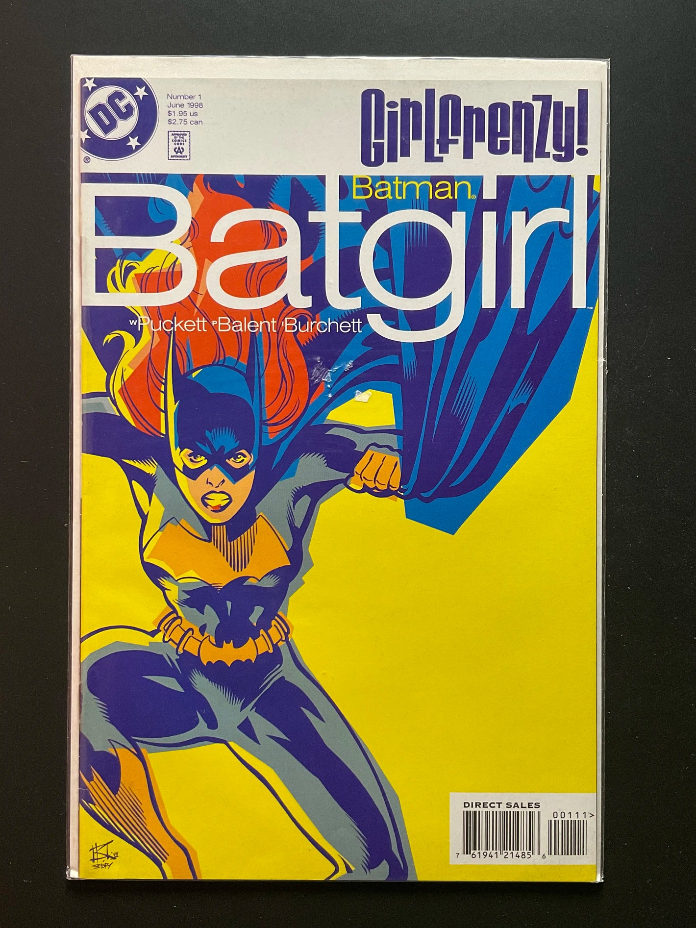 Batman Batgirl 1 (June 1998) DC Comics Girl Frenzy