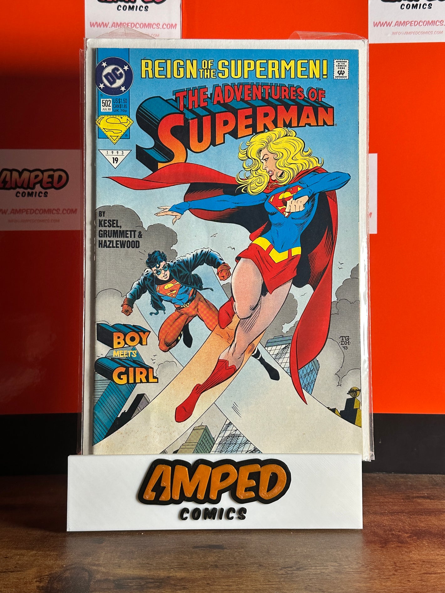 Adventures of Superman 502 DC Comics June 1993 Reign of the Supermen