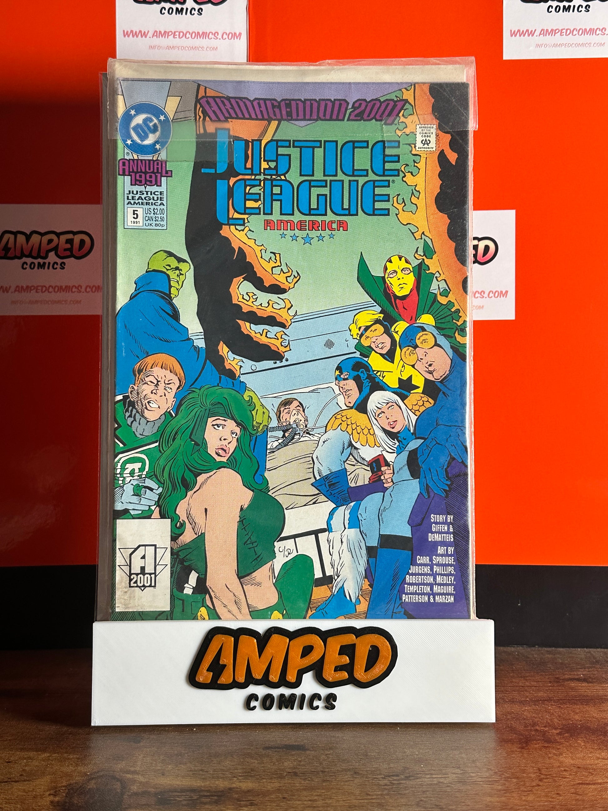 Justice League America Annual 5 (1991) DC Comics Armageddon 2001