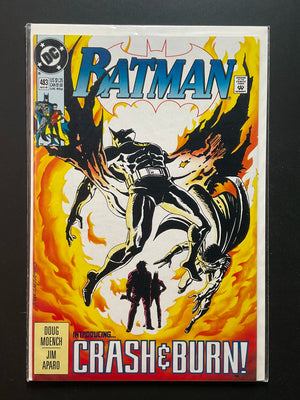 Batman 483 (DC, 1992) Introducing Crash Burn by Doug Moench