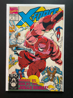 X-Force 3 (1991) Marvel Comics - Juggernaut Appearance