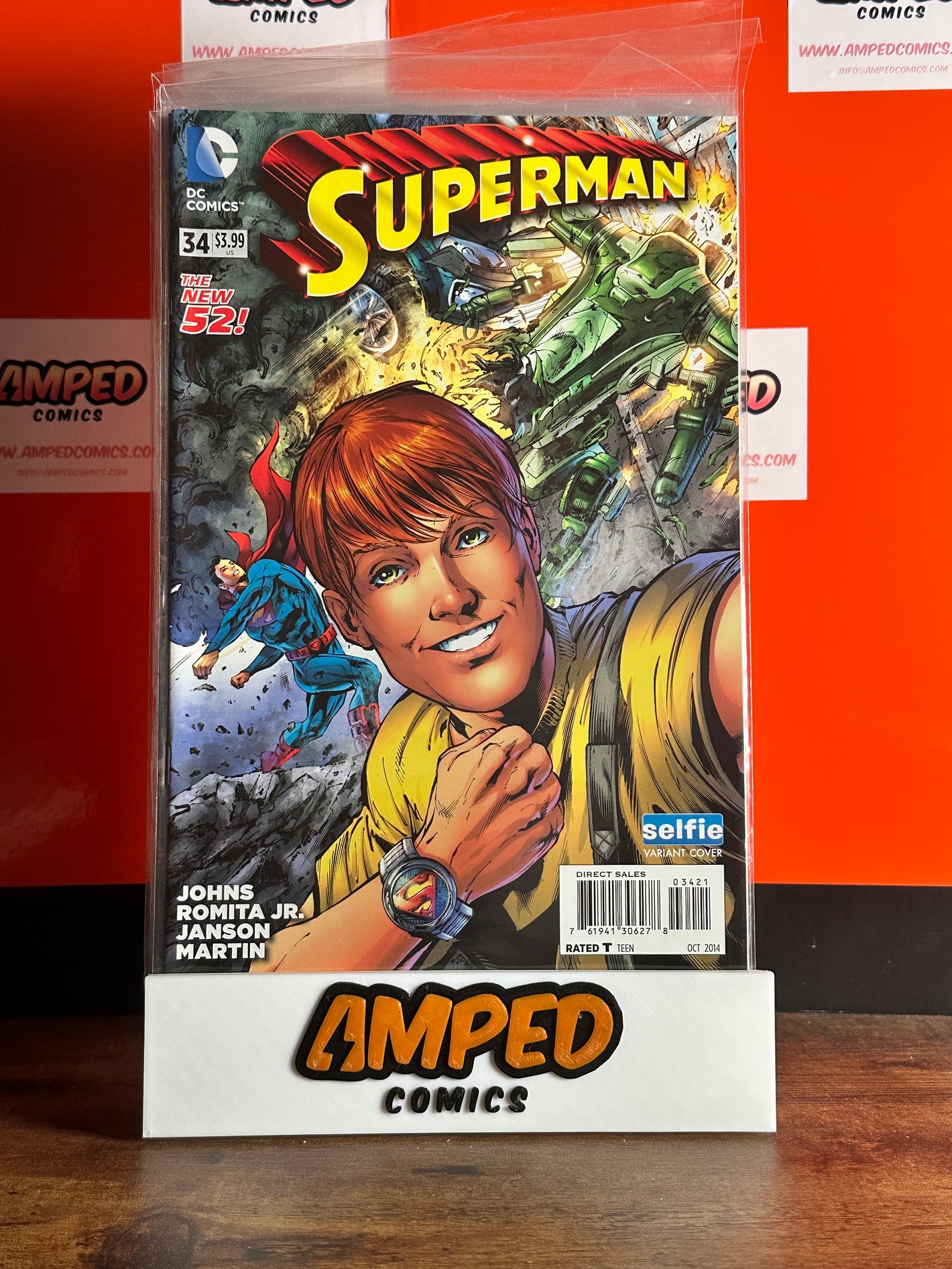 Superman 34 DC Comics Selfie Variant Cover (2014)
