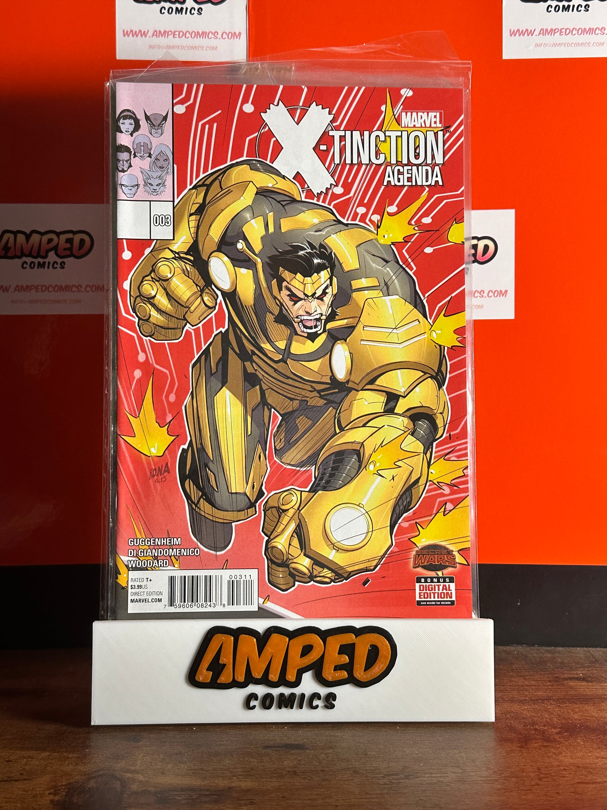 X-Tinction Agenda 3 Marvel Comics 2015 Guggenheim Variant