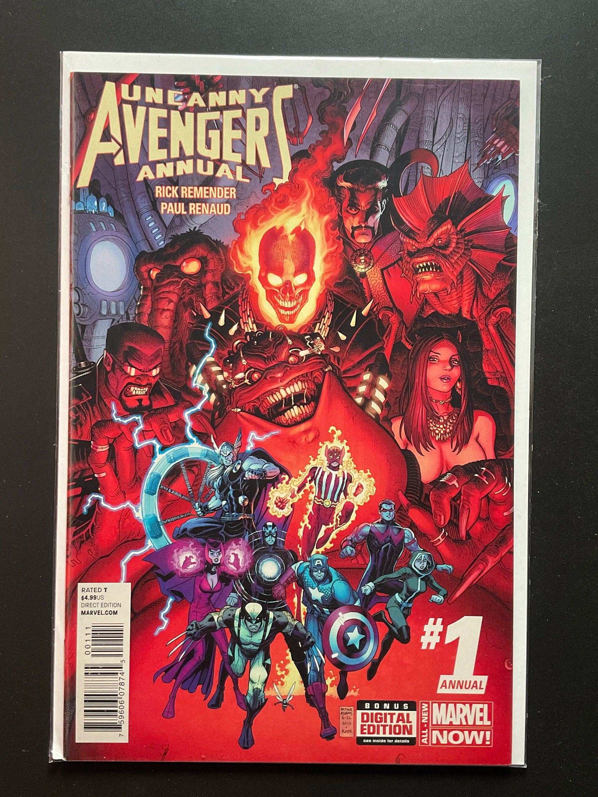 Uncanny Avengers Annual 1 Marvel 2014 Rick Remender Paul Renaud