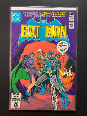Batman 334 DC Comics Apr 1981 Lazarus Affair Part 2
