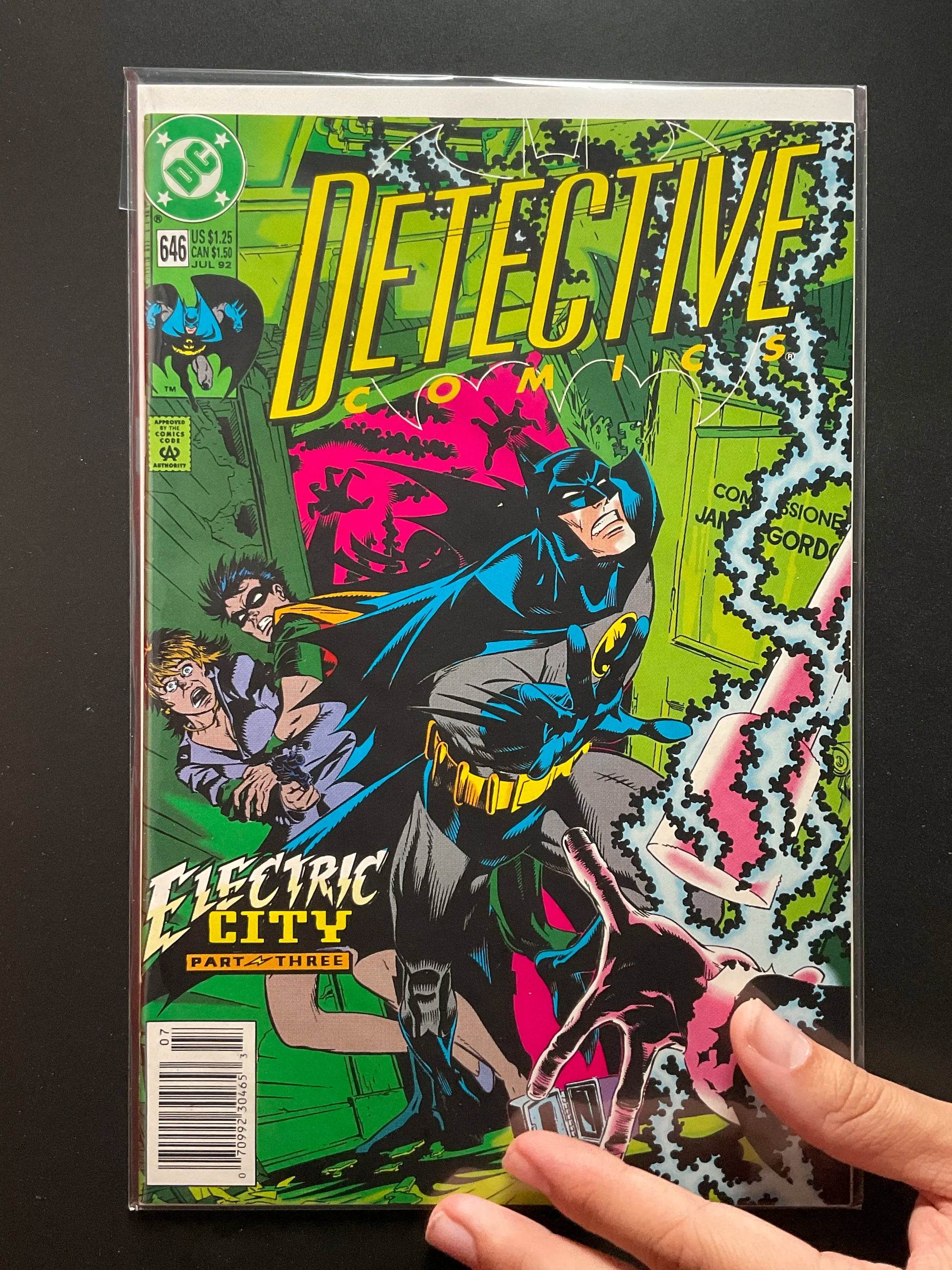 Detective Comics 646 DC Comics July 1992 Electric City Part Three