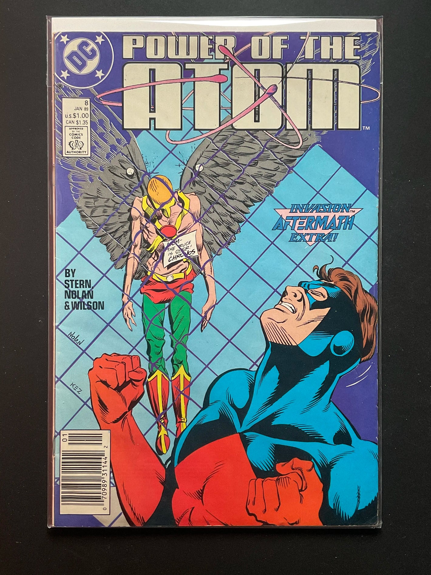 Power of the Atom 8 DC Comics Jan 1989 Invasion Aftermath