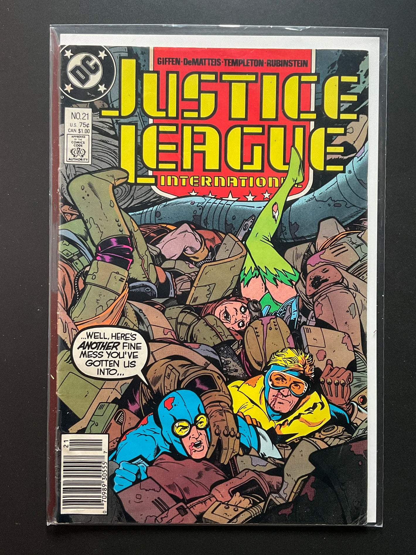 Justice League International 21 DC Comics 1988 Giffen DeMatteis