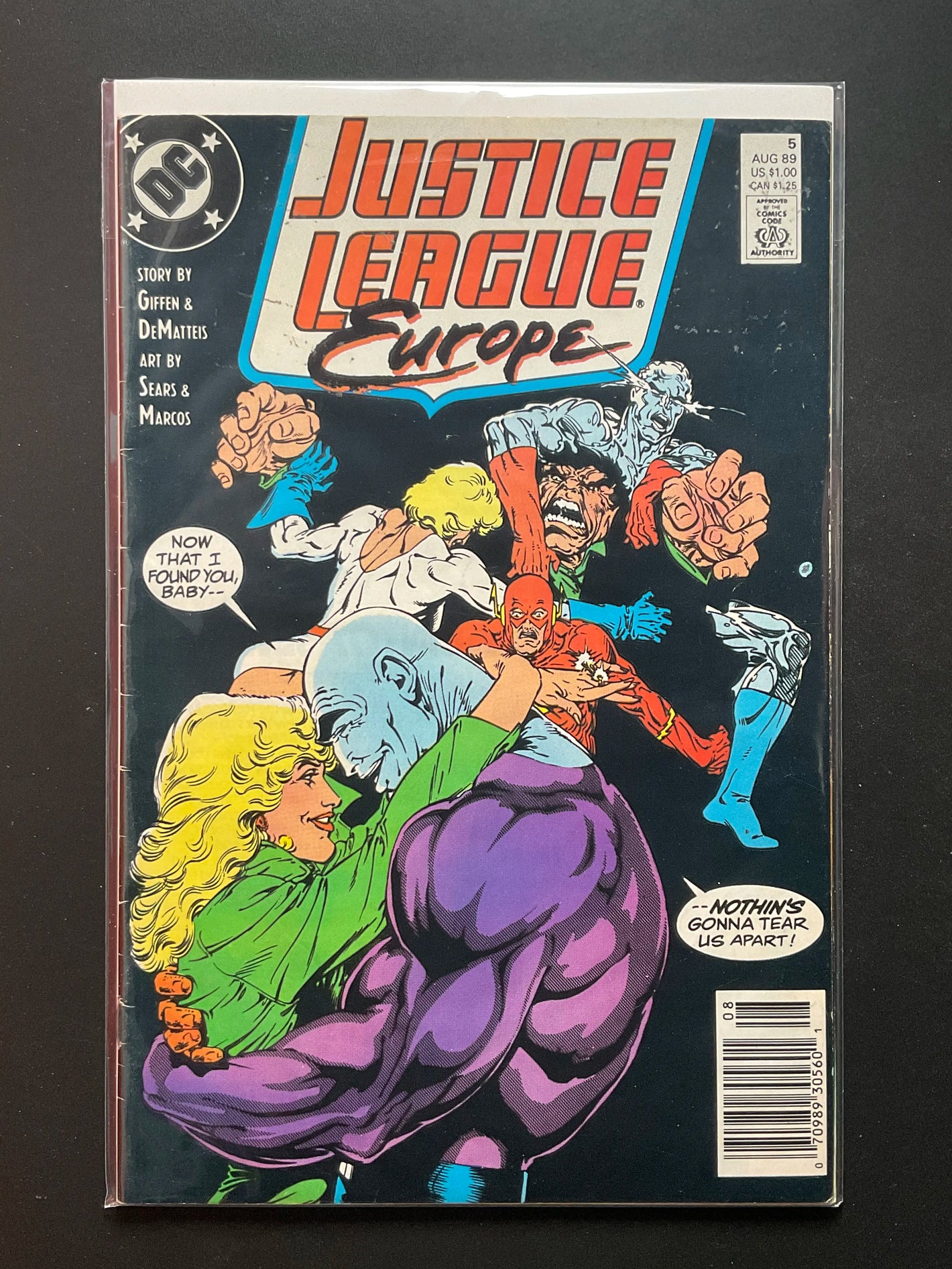 Justice League Europe 5 DC Comics Aug 1989
