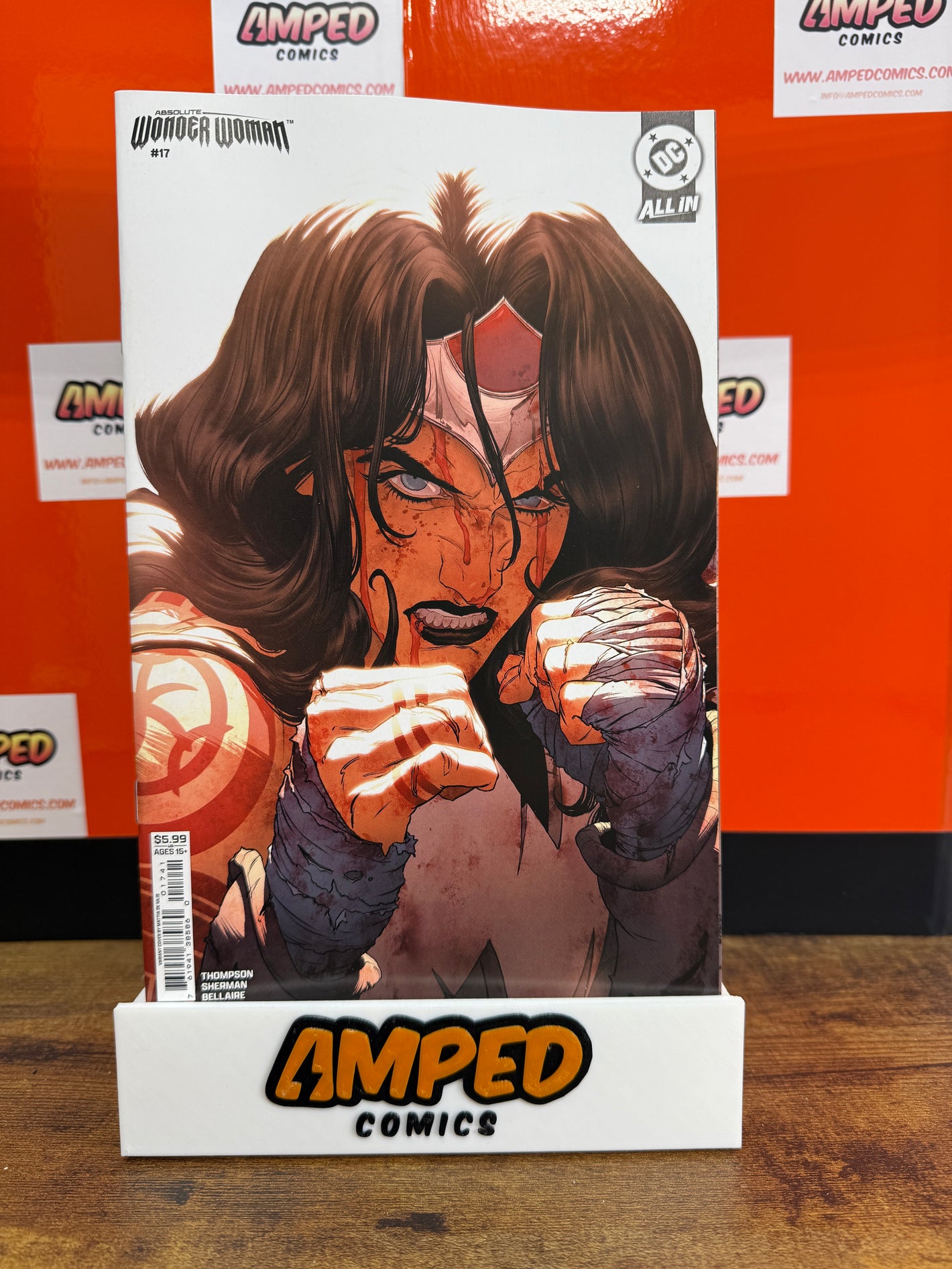 ABSOLUTE WONDER WOMAN #17 VARIANT COVER BY MATTIA DE IULIS 