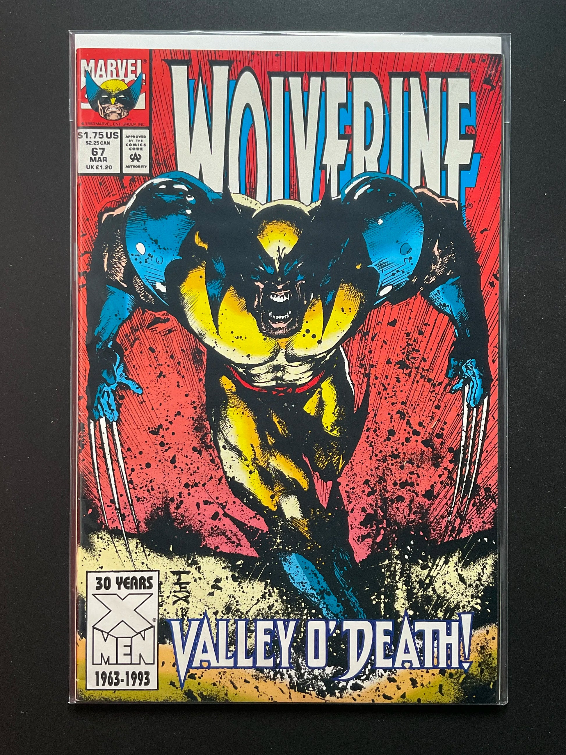 Wolverine 67 Marvel Comics March 1992 Valley O Death