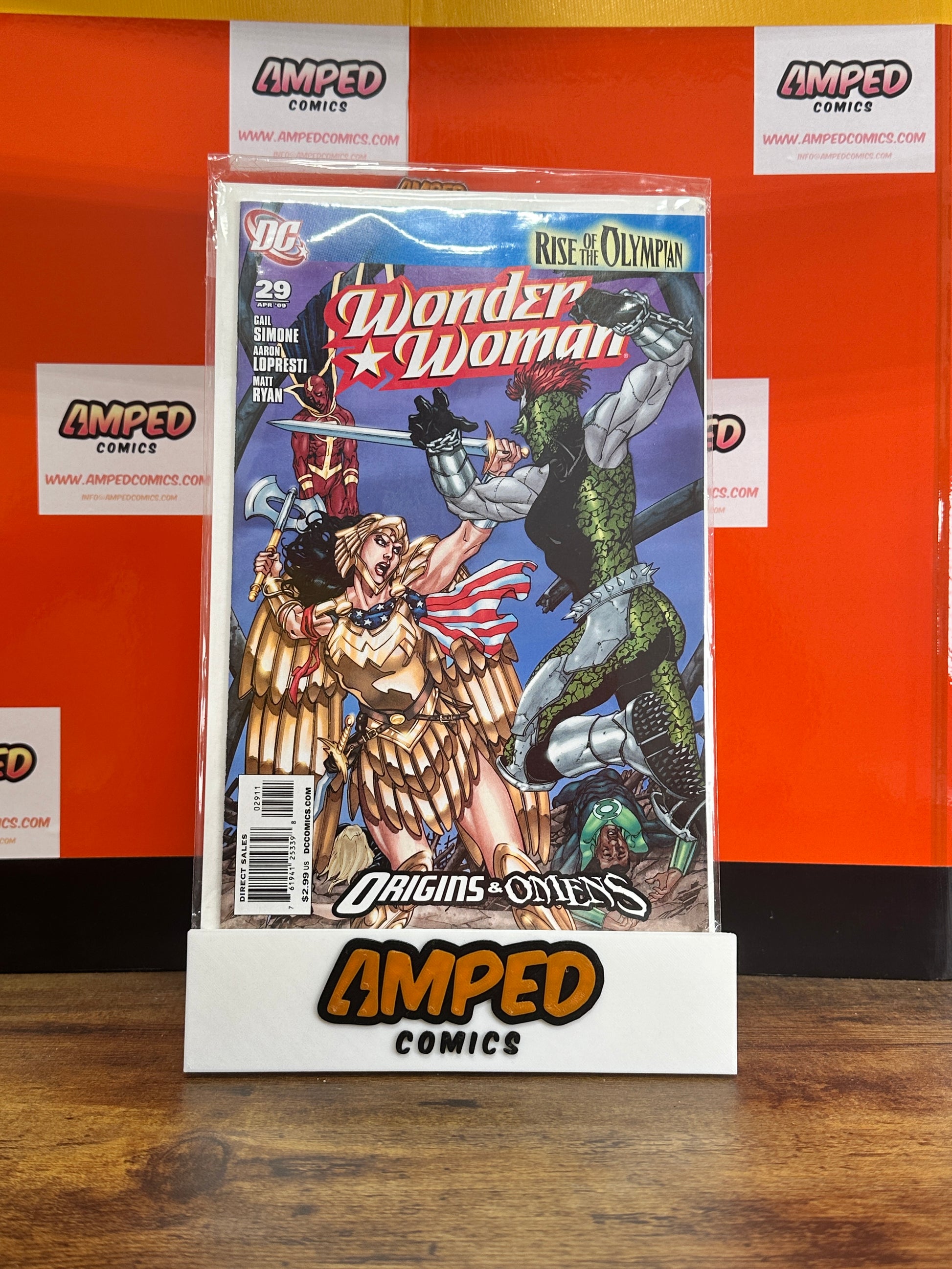Wonder Woman 29 DC Comics 2009 Origins Omens Rise of the Olympian