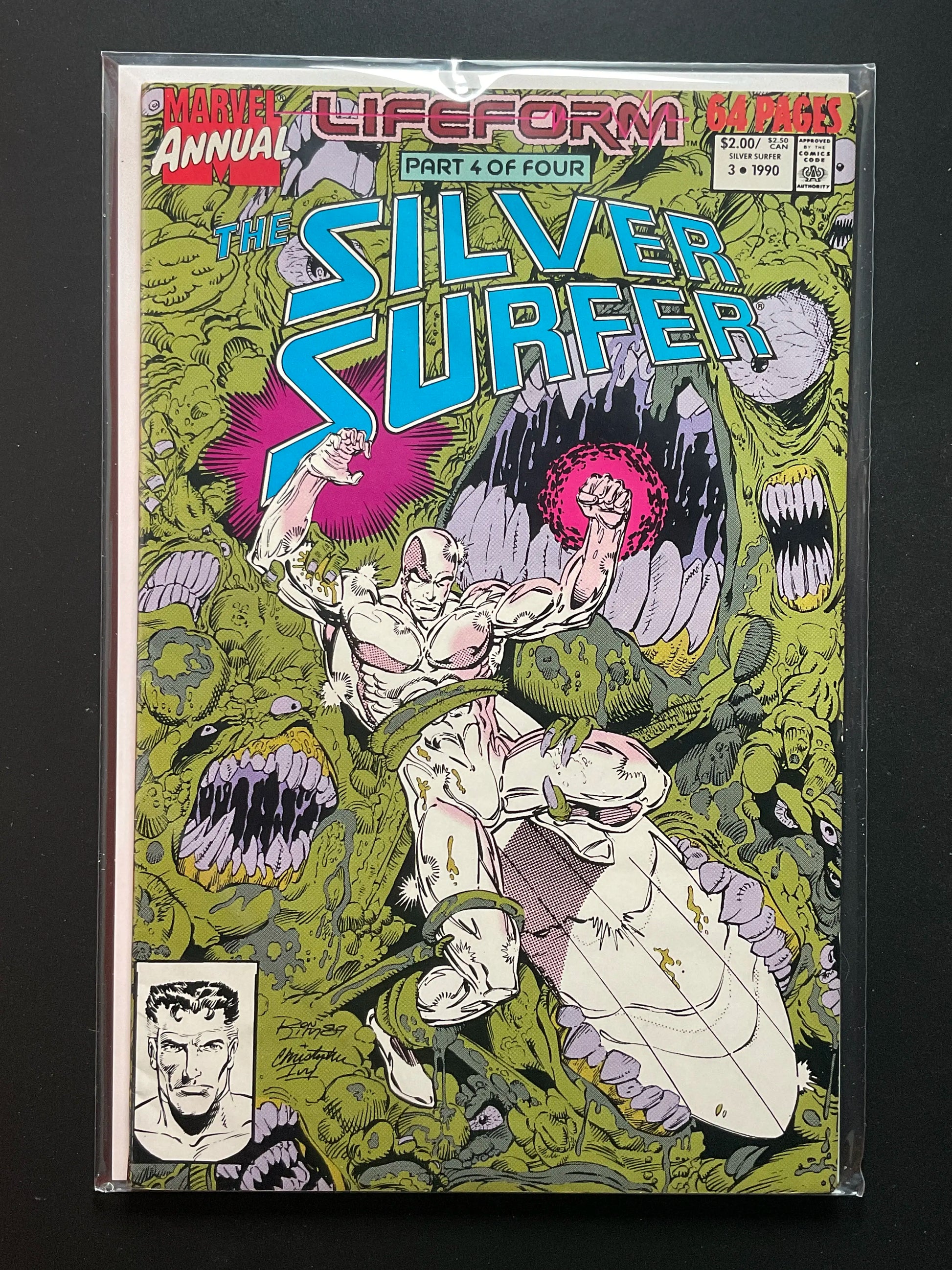 Silver Surfer Annual 3 (1990) Marvel Comics Lifeform Part 4 of 4