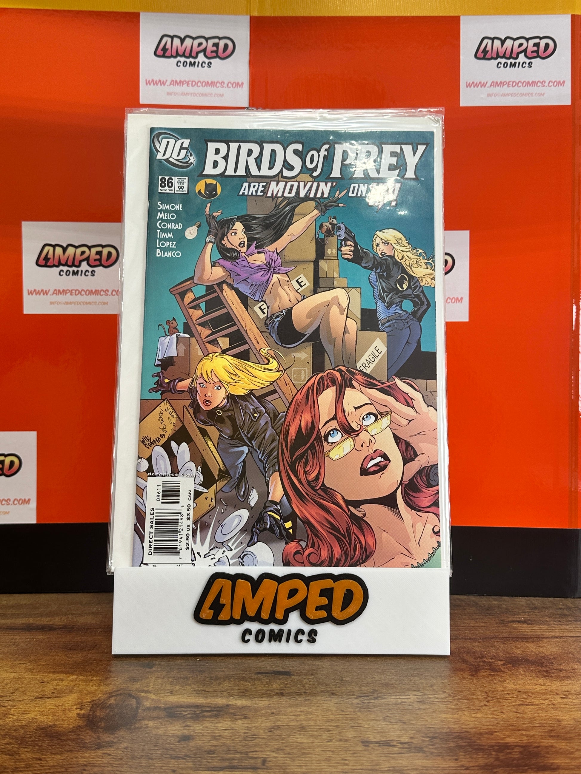 Birds of Prey 86 DC Comics Simone Melo Conrad 2005