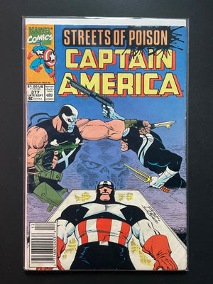 Captain America 377 Streets of Poison Marvel Comics 1990