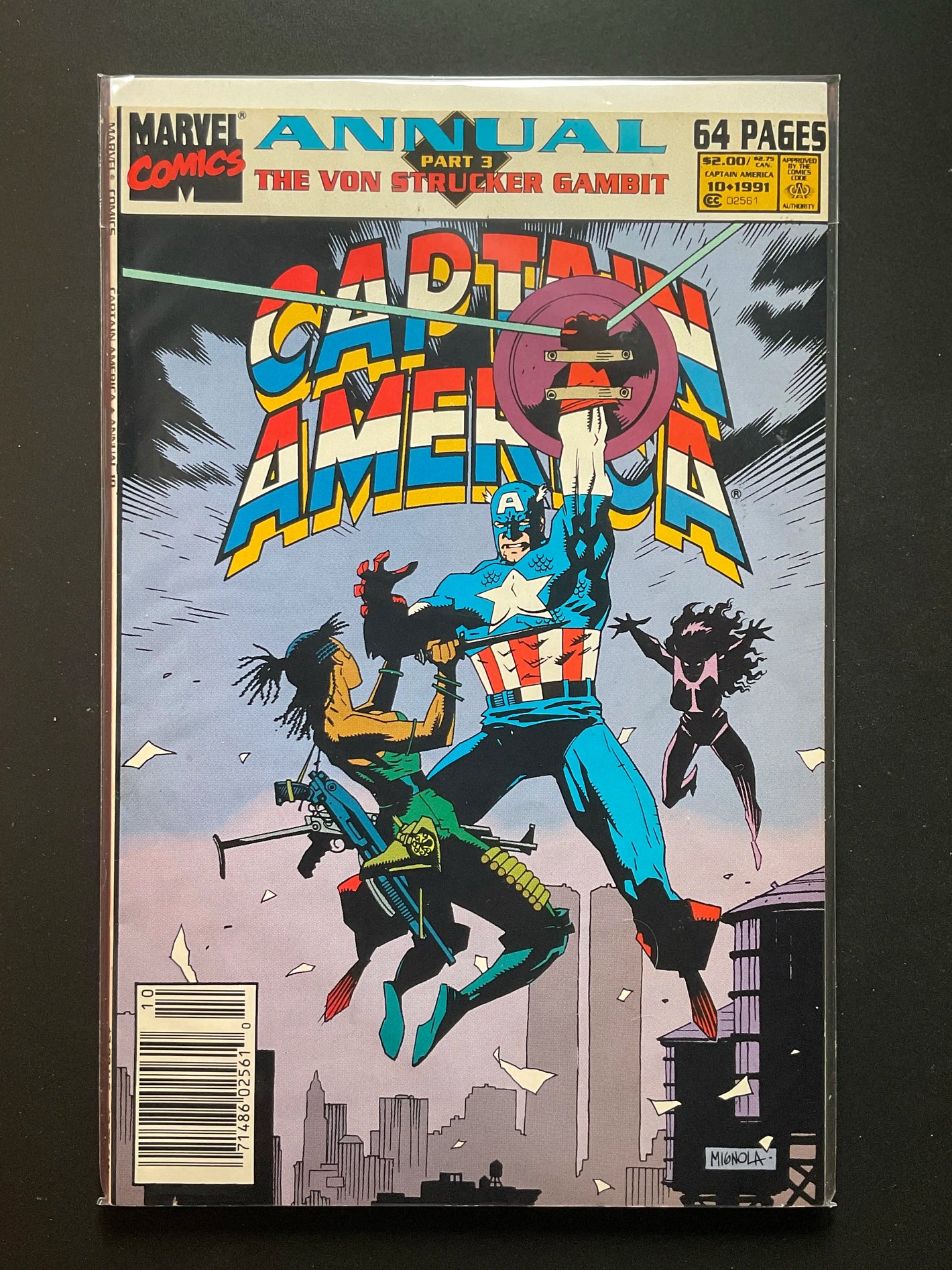 Captain America Annual 10 Marvel Comics 1991 The Von Strucker Gambit