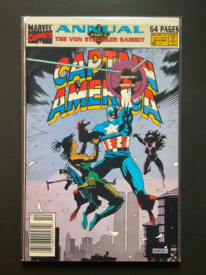 Captain America Annual 10 Marvel Comics 1991 The Von Strucker Gambit