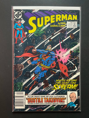 Superman 30 DC Comics Apr 1989 Hostile Takeover Part 1