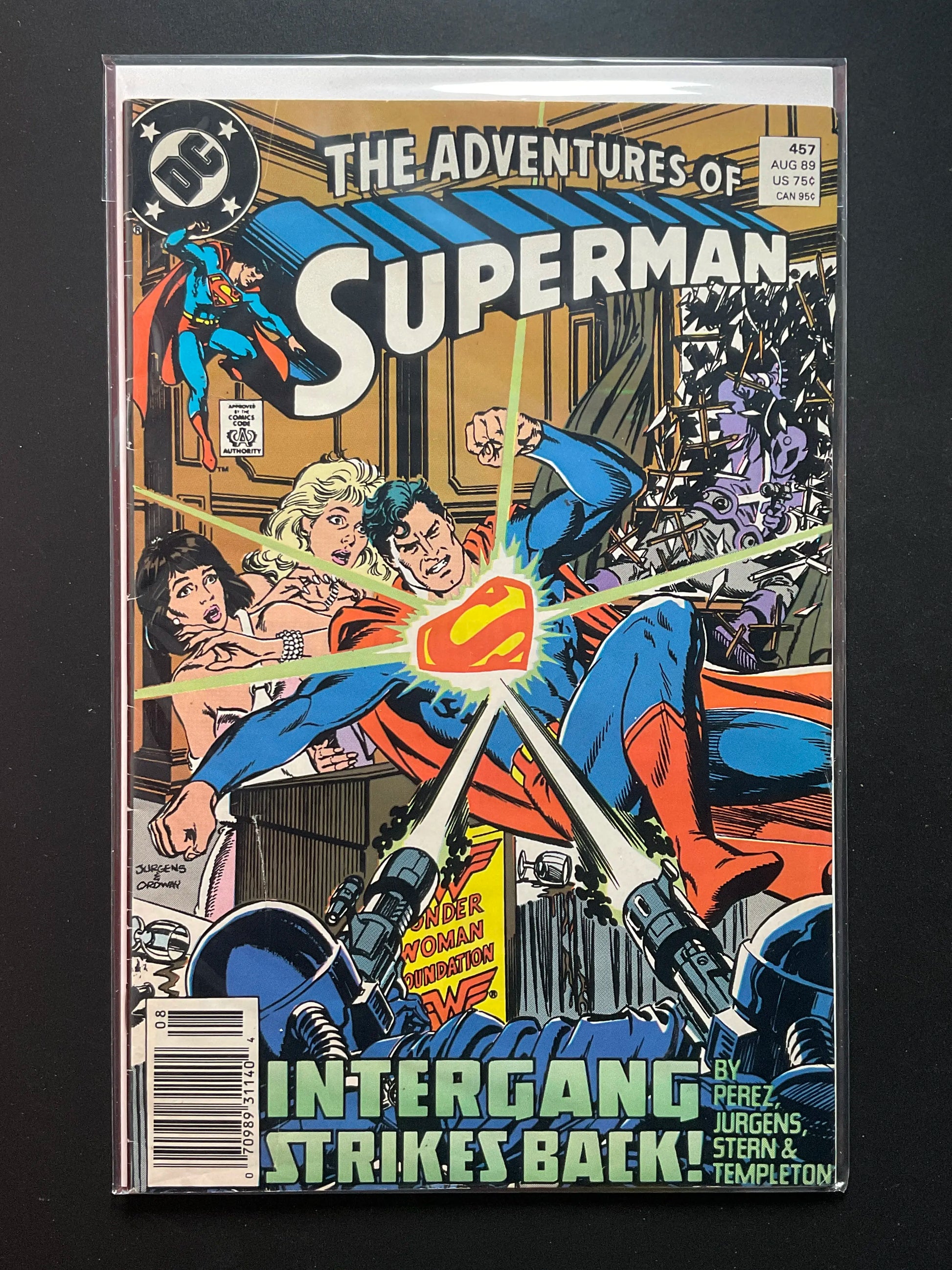 The Adventures of Superman 457 DC Comics Aug 1989