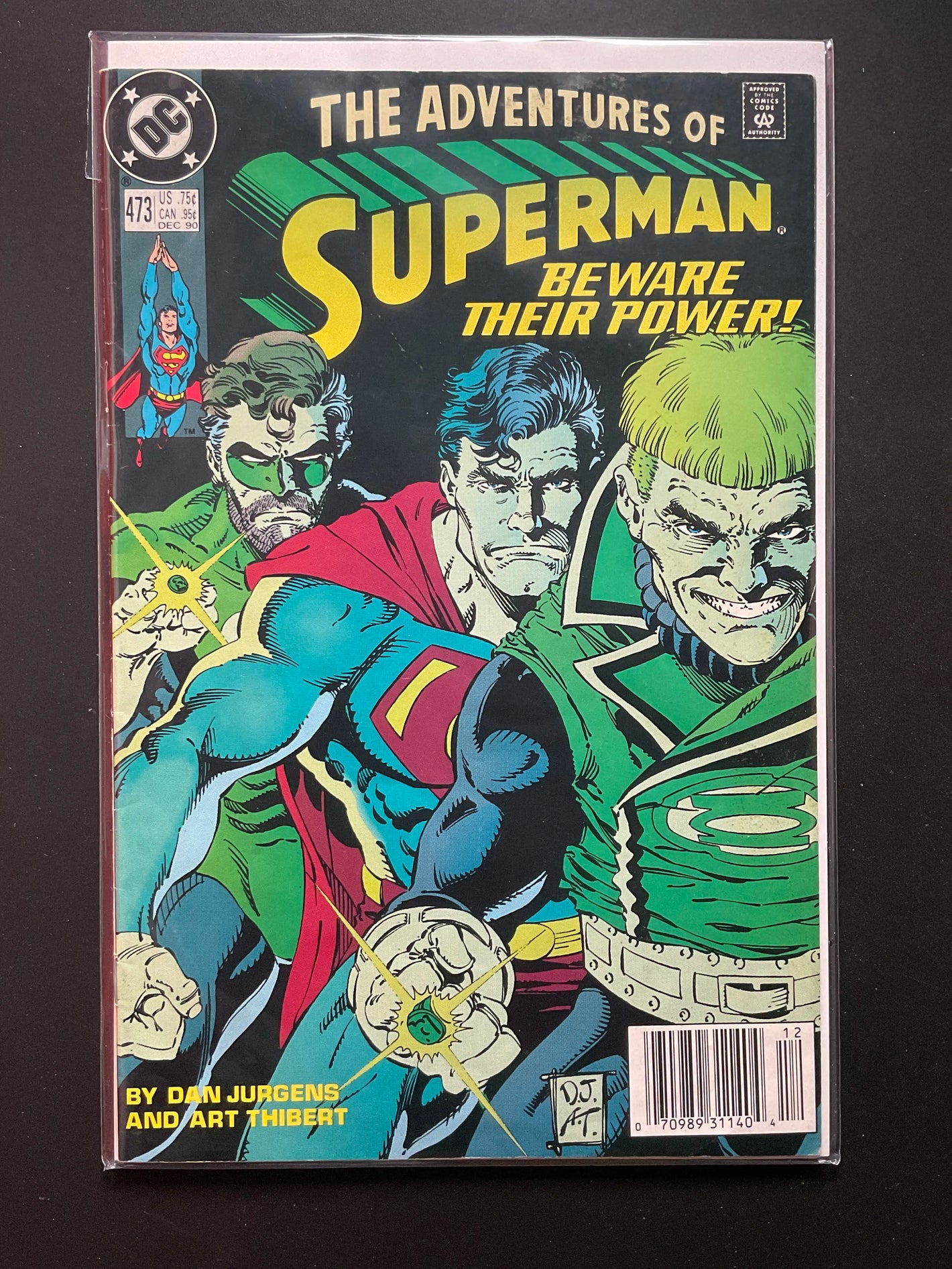 The Adventures of Superman 473 DC Comics Dec 1990