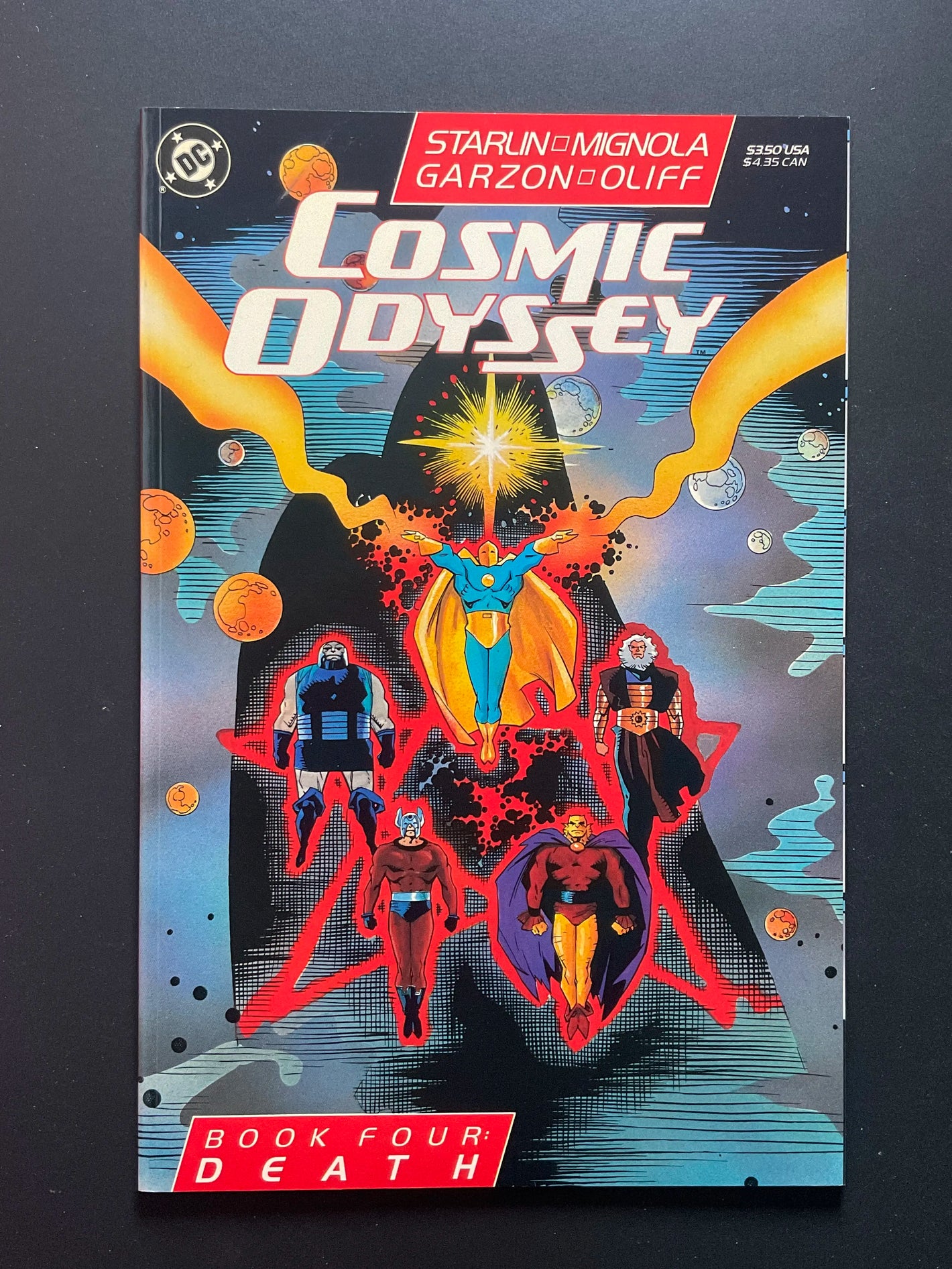Cosmic Odyssey Book Four Death DC Comics 1988 Starlin Mignola