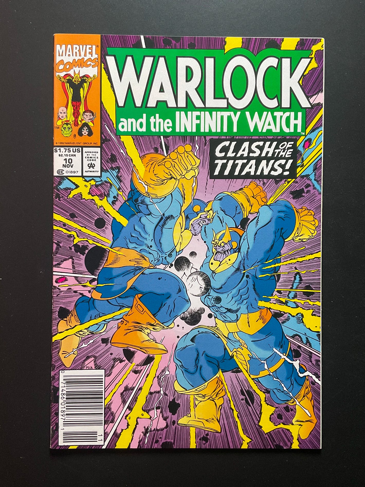 Warlock and the Infinity Watch 10 Marvel Comics Nov 1992