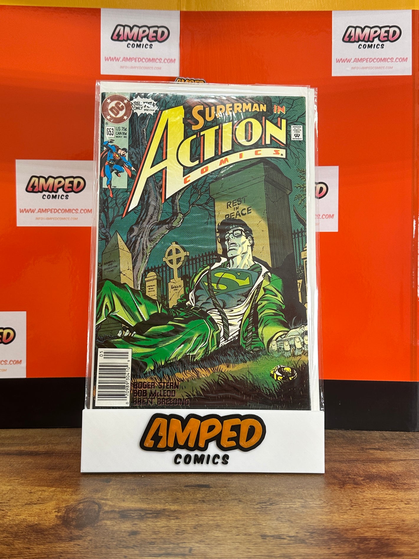 Action Comics 653 DC Comics 1990 Superman Cover