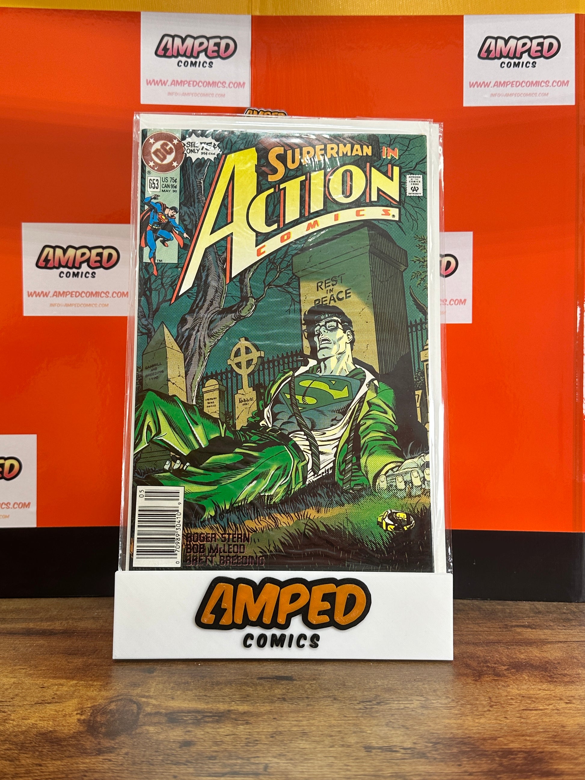 Action Comics 653 DC Comics 1990 Superman Cover