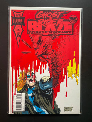 Ghost Rider Blaze Spirits of Vengeance 18 Marvel Jan 1994