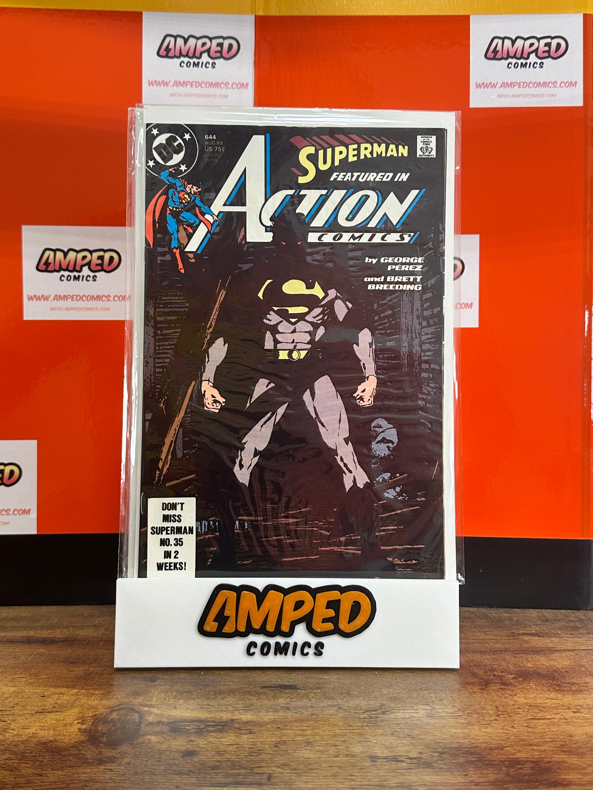 Action Comics 644 (Aug 1989) Superman by George Perez DC Comics