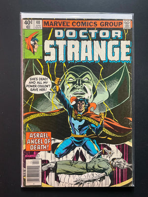 Doctor Strange 40 Marvel Comics April 1980 Asrael Angel of Death
