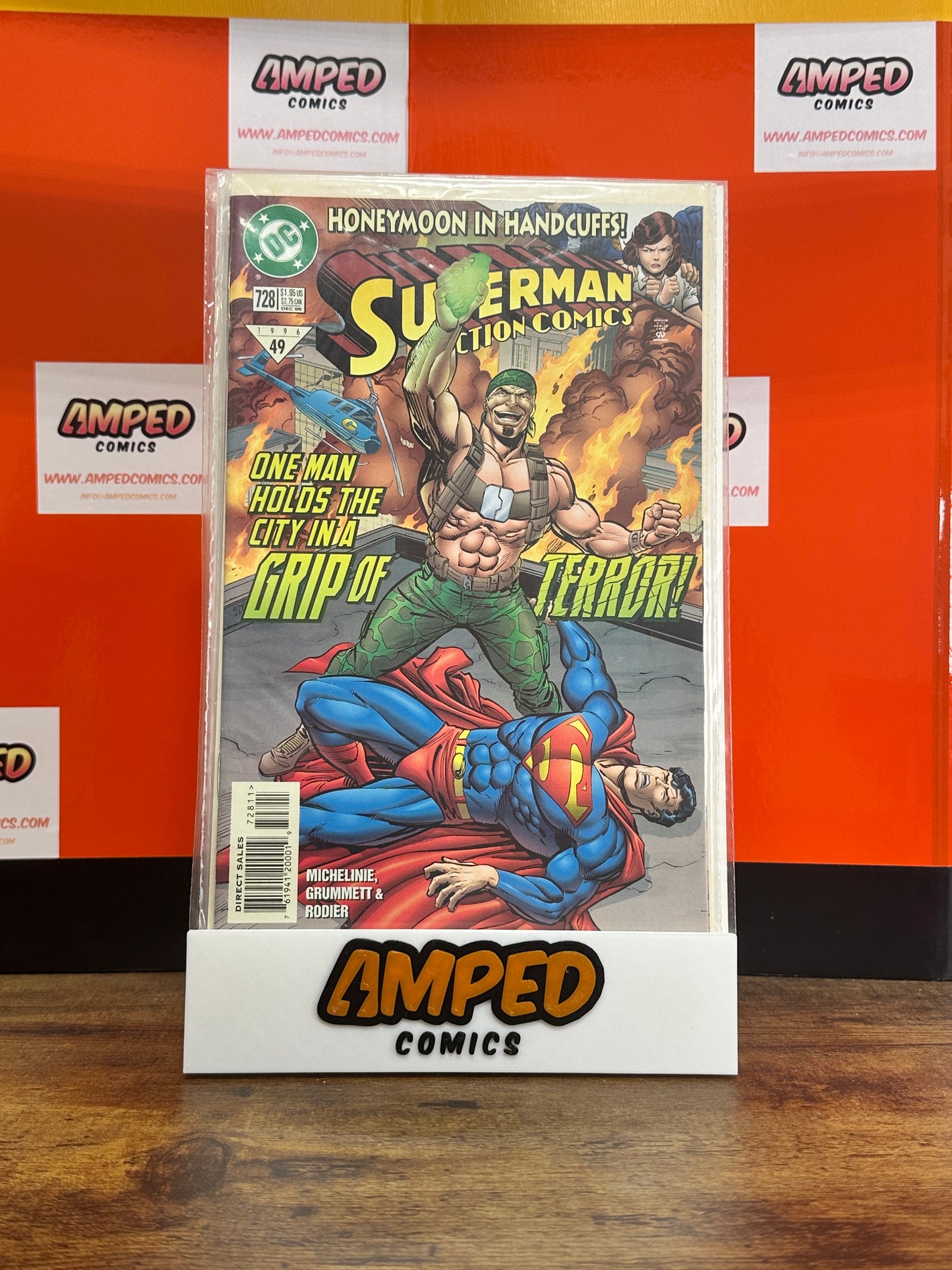 Action Comics 728 DC Comics 1996 Superman Grip of Terror