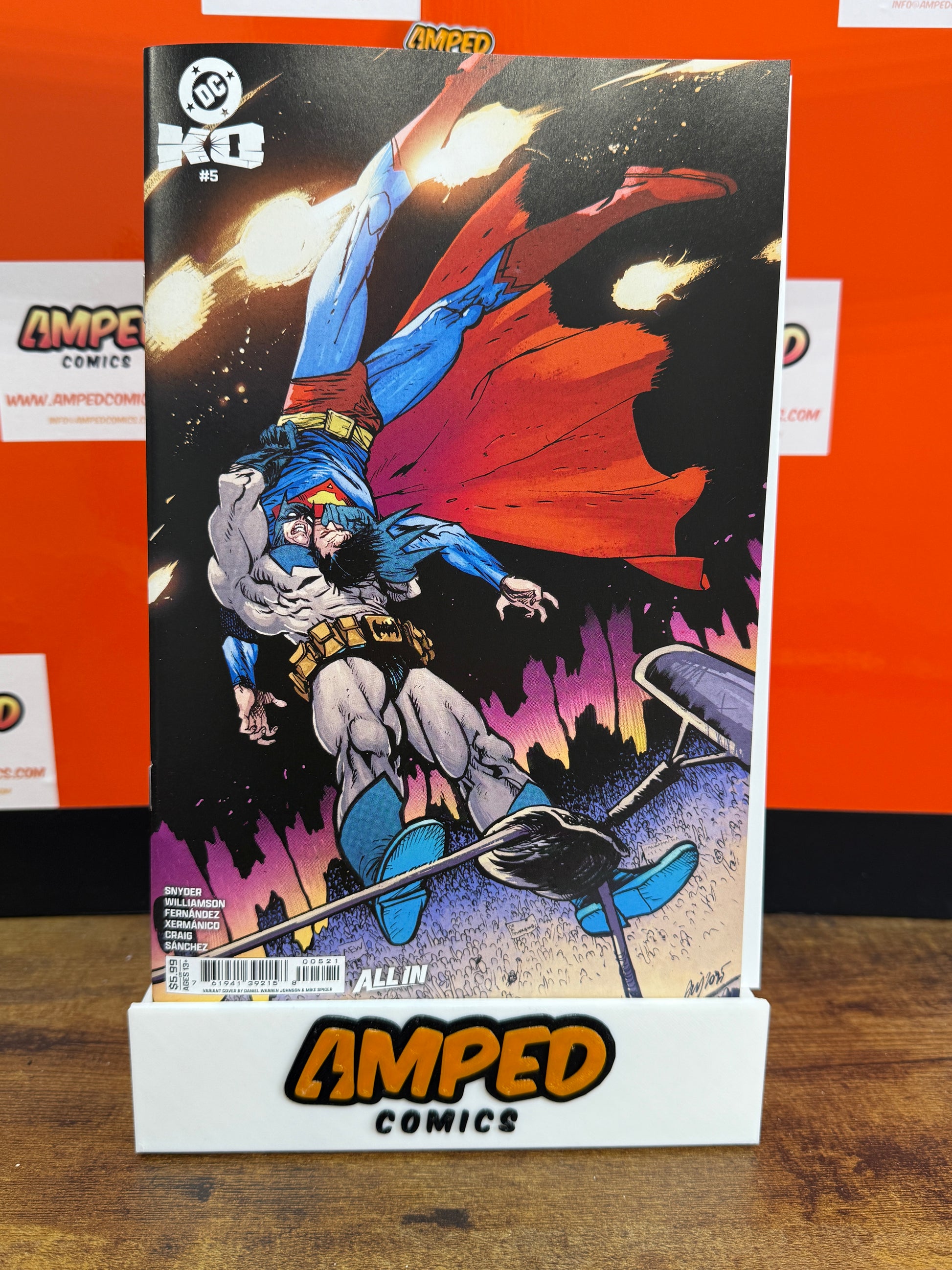 DC KO 5 DANIEL WARREN JOHNSON CARD STOCK VARIANT