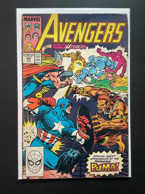 Avengers 304 Marvel Comics June 1989 Special Guest Puma