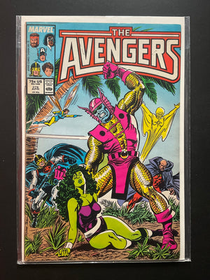 The Avengers 278 Marvel Comics 1987 She-Hulk Wasp Appearance
