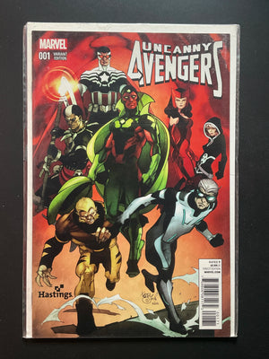 Uncanny Avengers 1 Variant Edition Marvel Hastings Exclusive